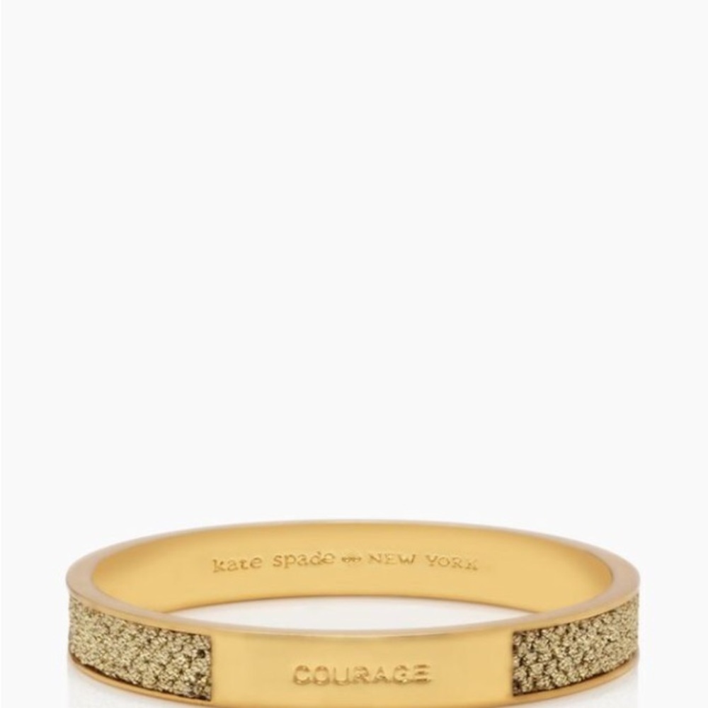 kate spade OnPurpose Gold “Courage” and Silver “Inspire” Accent Bangles Set